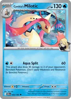 Cynthia's Milotic Destined Rivals