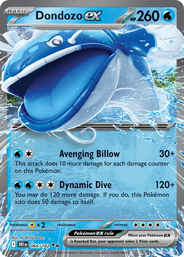 Dondozo ex Destined Rivals 66