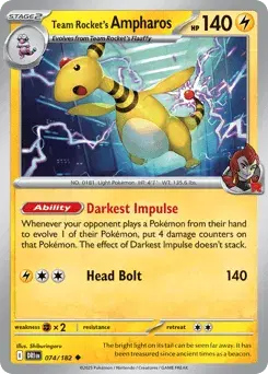 Team Rocket's Ampharos Destined Rivals
