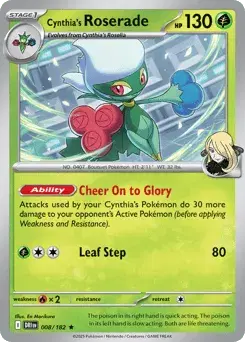 Cynthia's Roserade Destined Rivals