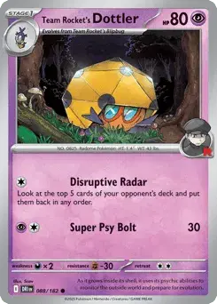 Team Rocket's Dottler Destined Rivals