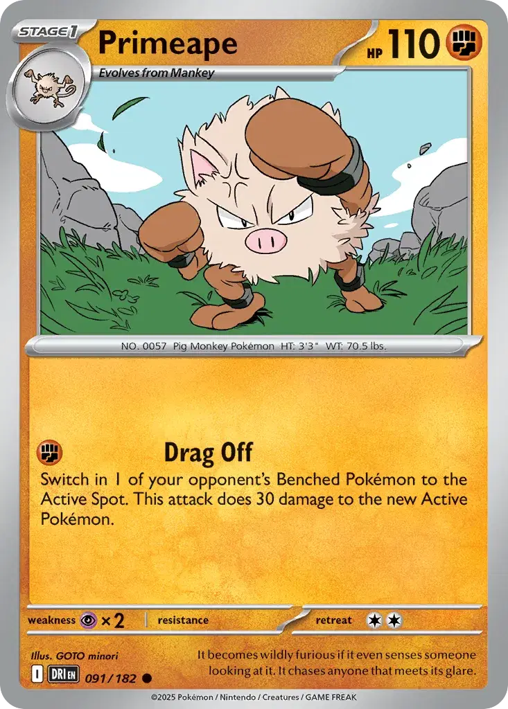 Primeape Destined Rivals 91