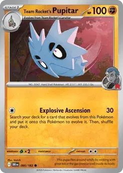 Team Rocket's Pupitar Destined Rivals