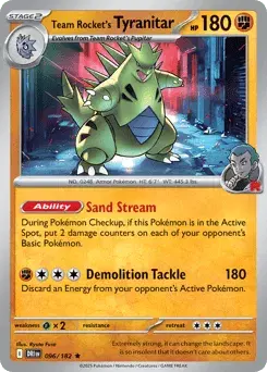Team Rocket's Tyranitar Destined Rivals