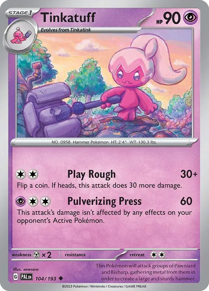 Tinkatuff Paldea Evolved 104