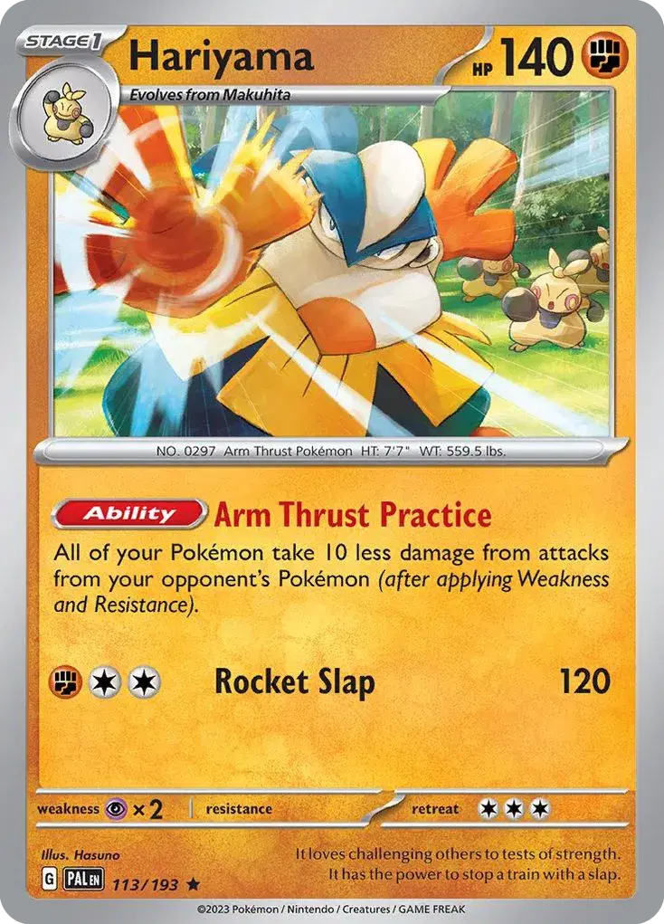 Hariyama Paldea Evolved 113