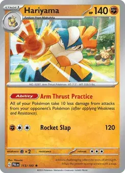 Hariyama Paldea Evolved