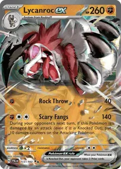 Lycanroc ex Paldea Evolved