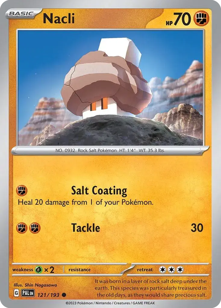 Nacli Paldea Evolved 121