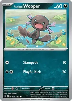 Paldean Wooper Paldea Evolved