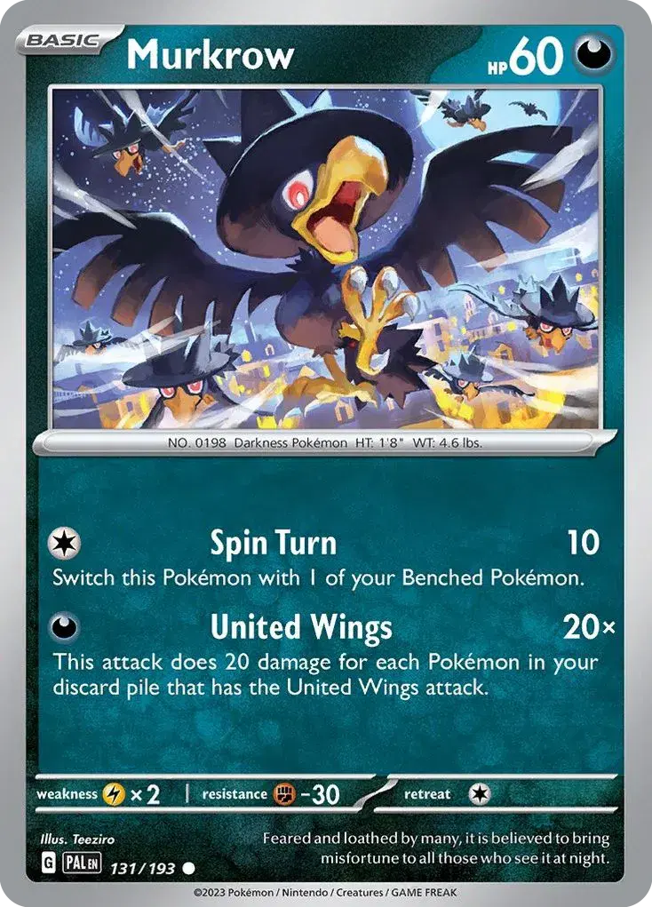 Murkrow Paldea Evolved 131