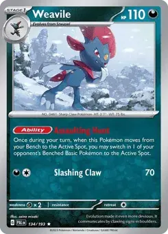 Weavile Paldea Evolved