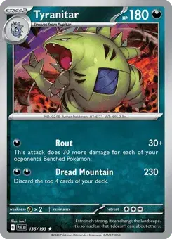 Tyranitar Paldea Evolved