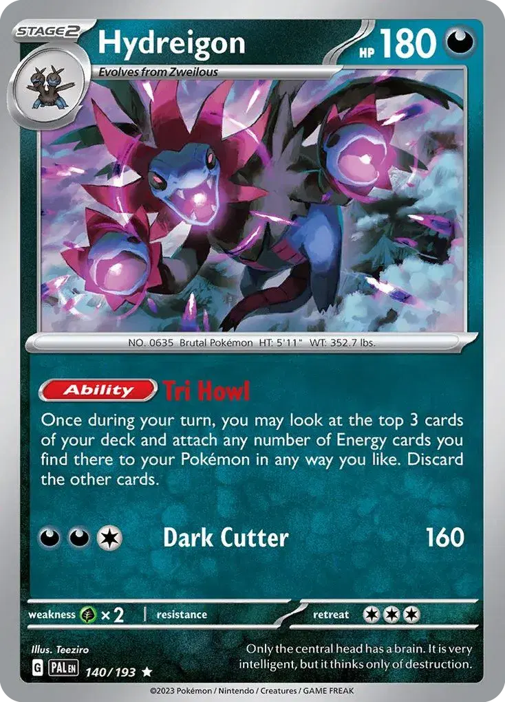 Hydreigon Paldea Evolved 140