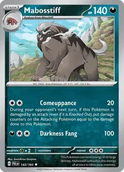 Mabosstiff Paldea Evolved