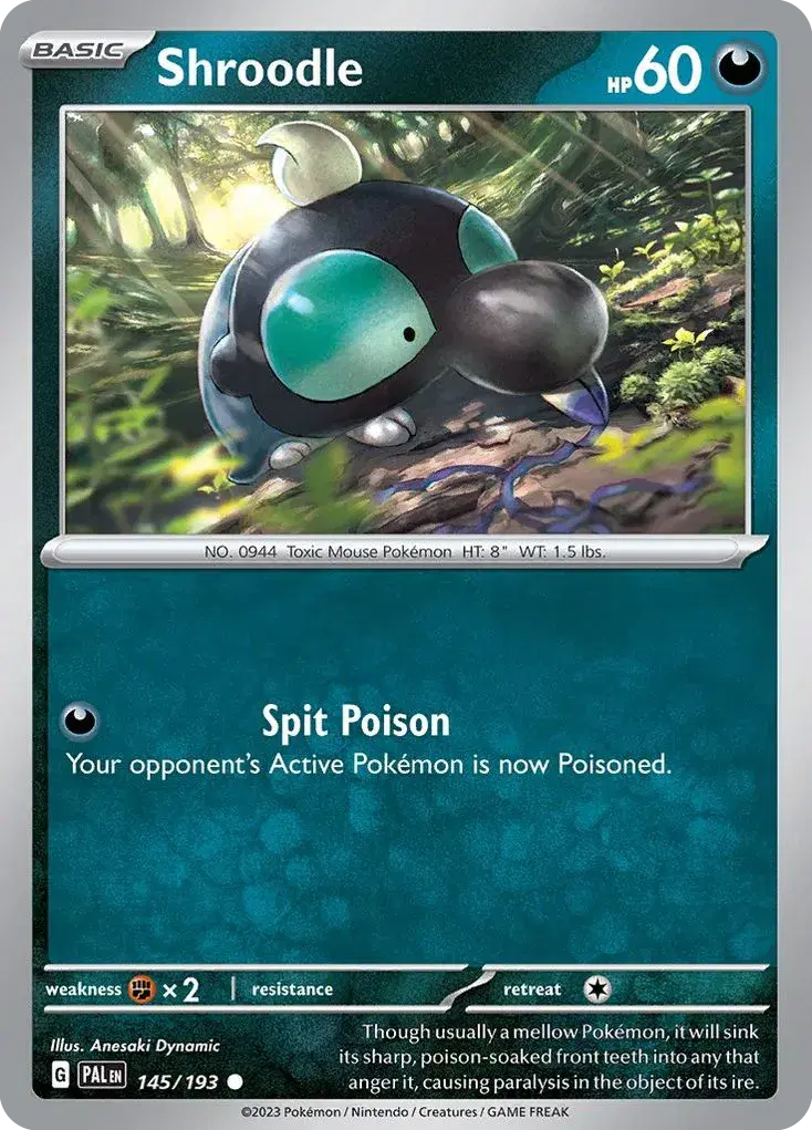 Shroodle Paldea Evolved 145