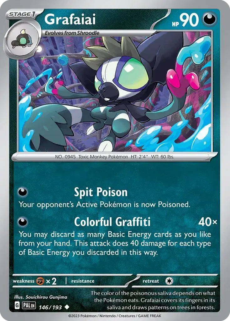 Grafaiai Paldea Evolved 146