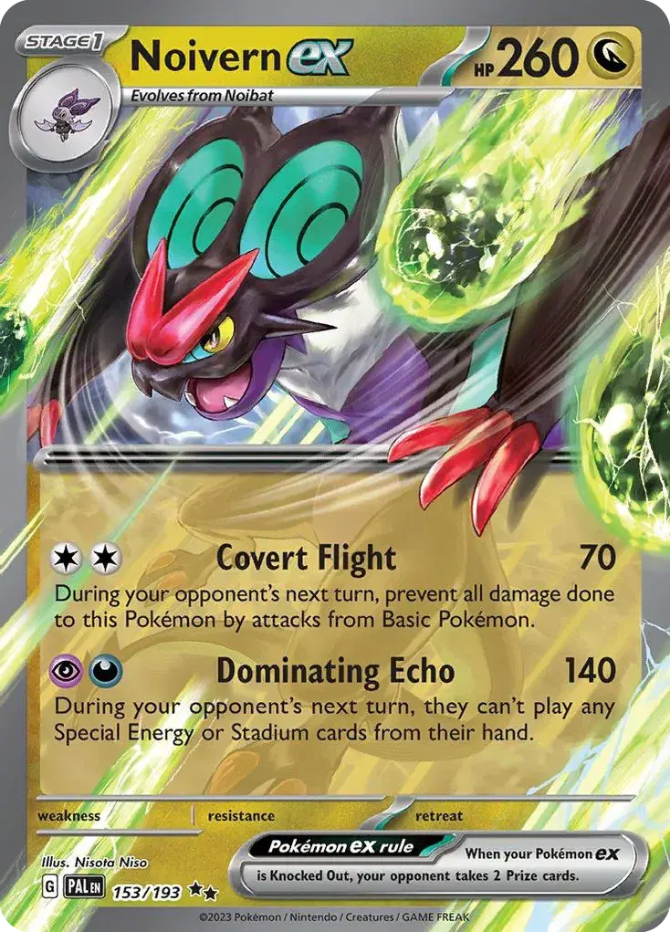 Noivern ex Paldea Evolved 153