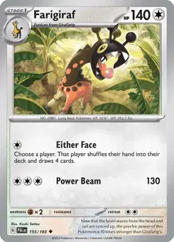 Farigiraf Paldea Evolved
