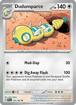 Dudunsparce Paldea Evolved