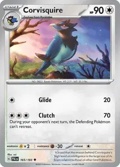 Corvisquire Paldea Evolved