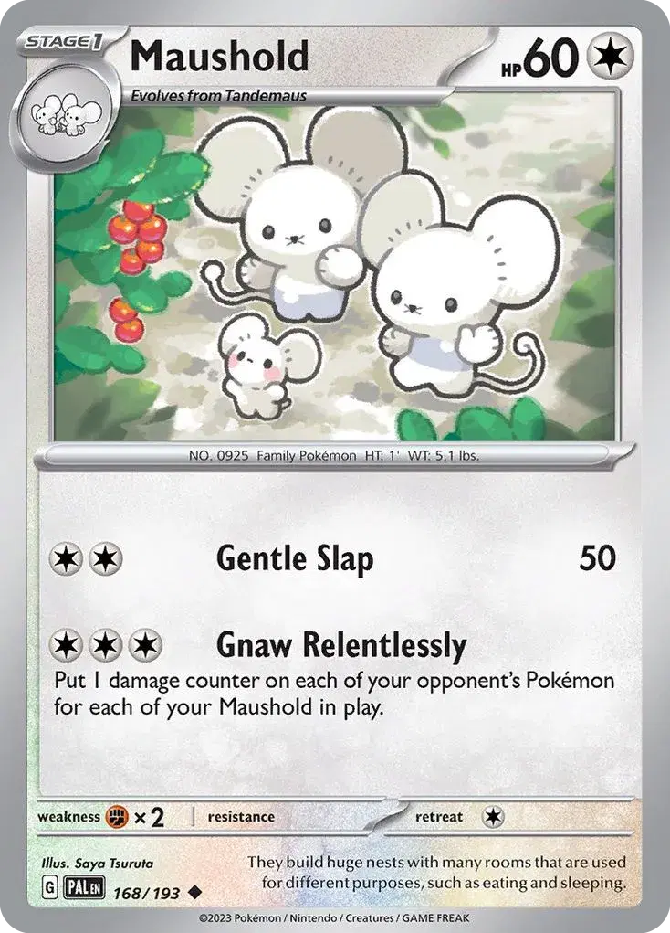 Maushold Paldea Evolved 168