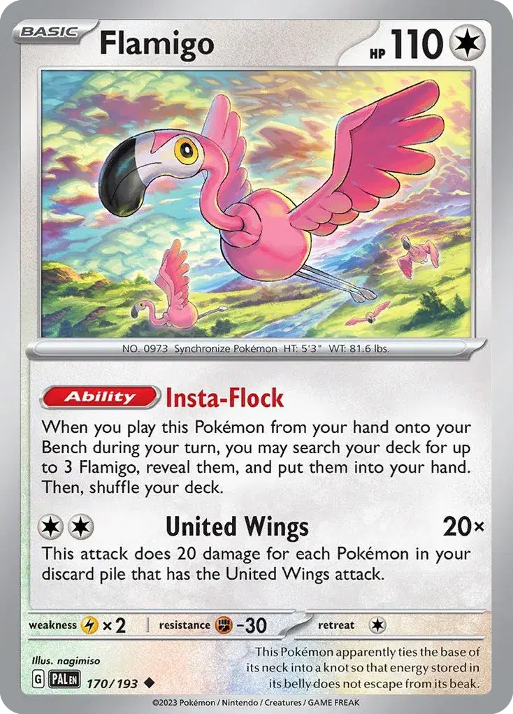 Flamigo Paldea Evolved 170