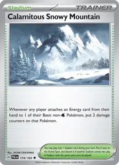 Calamitous Snowy Mountain Paldea Evolved