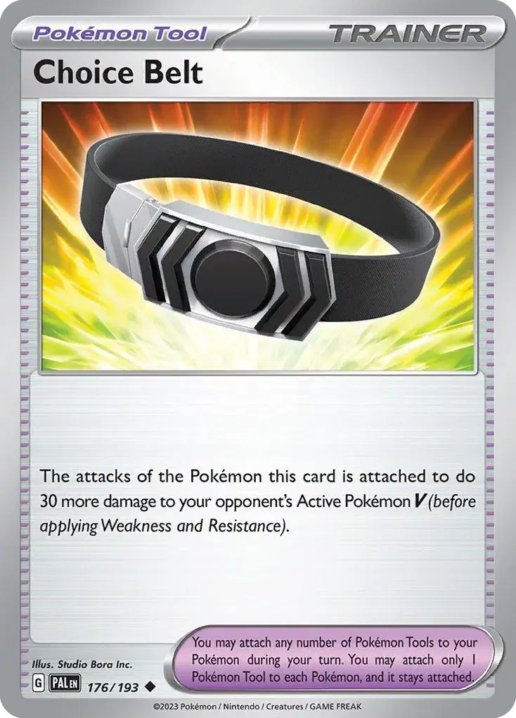 Choice Belt Paldea Evolved 176