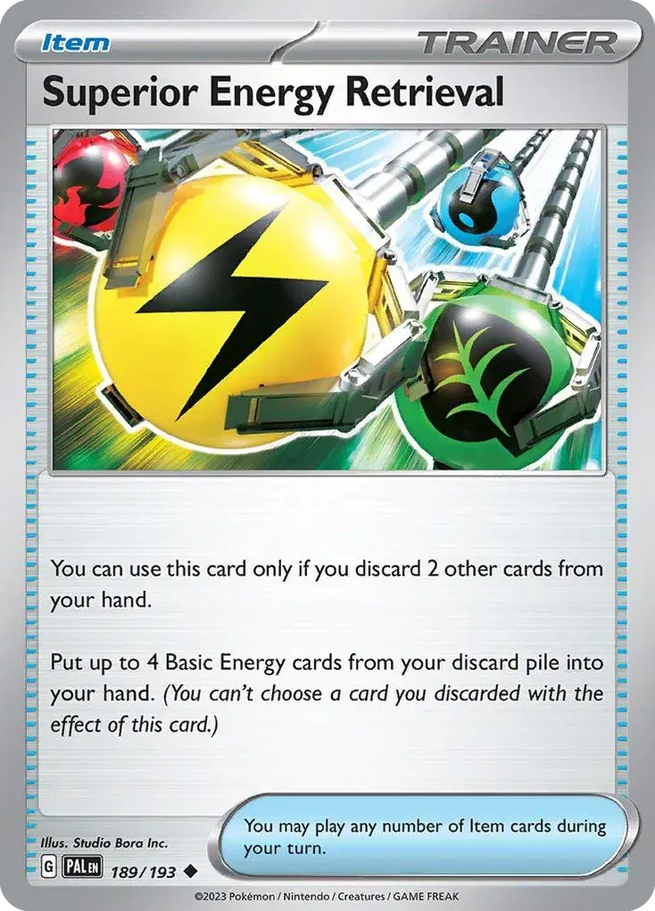 Superior Energy Retrieval Paldea Evolved 189