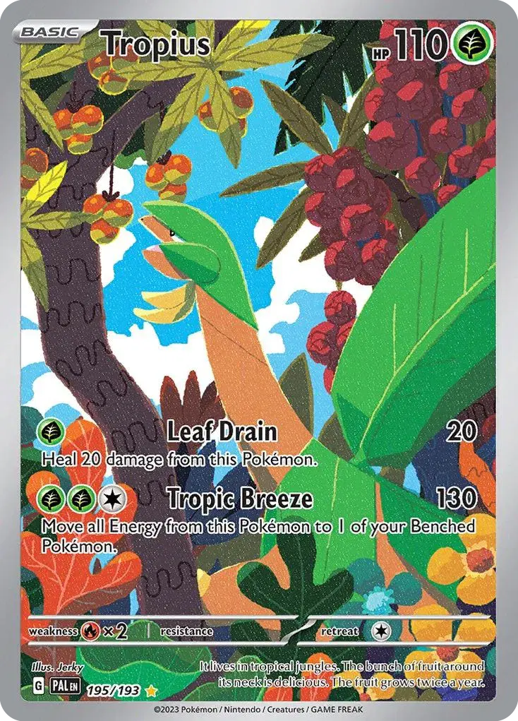 Tropius Paldea Evolved 195
