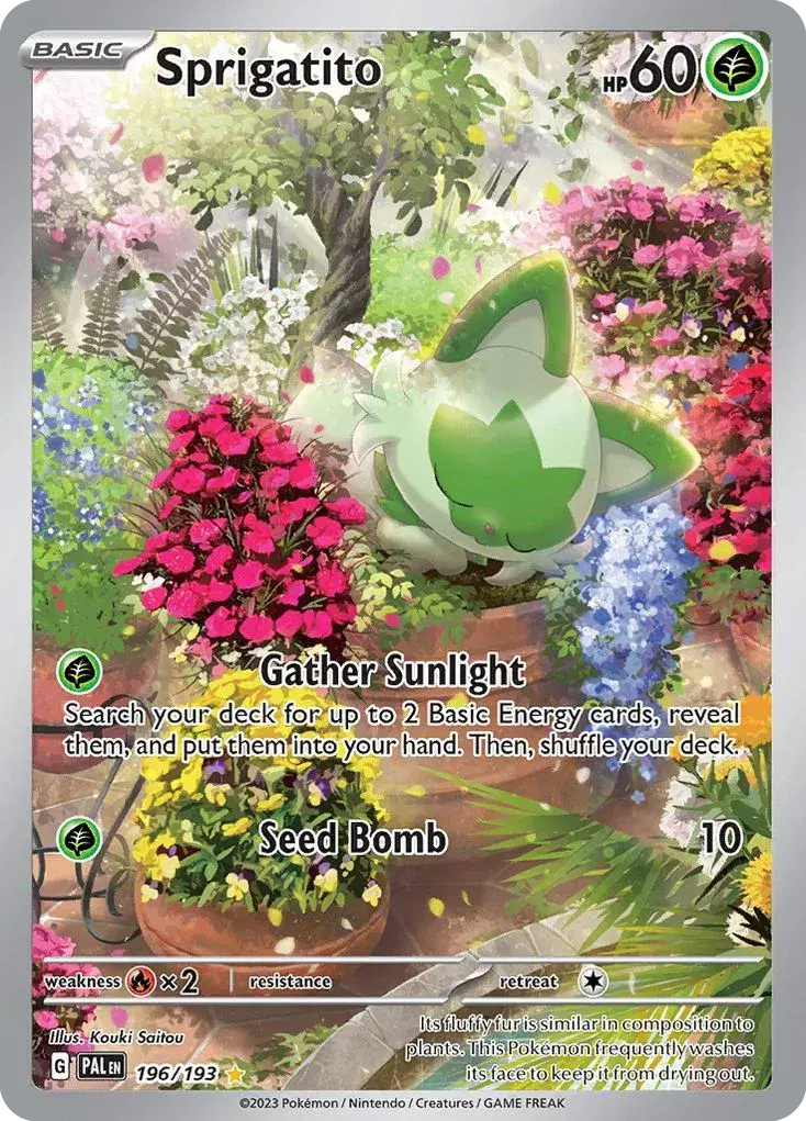 Sprigatito Paldea Evolved 196