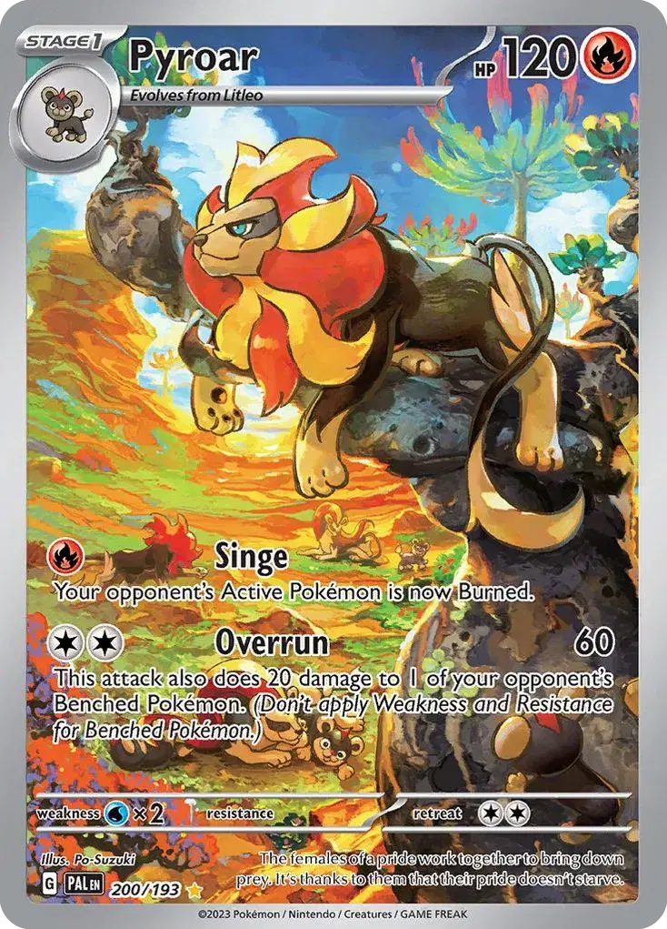 Pyroar Paldea Evolved 200