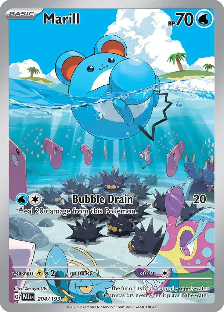 Marill Paldea Evolved 204