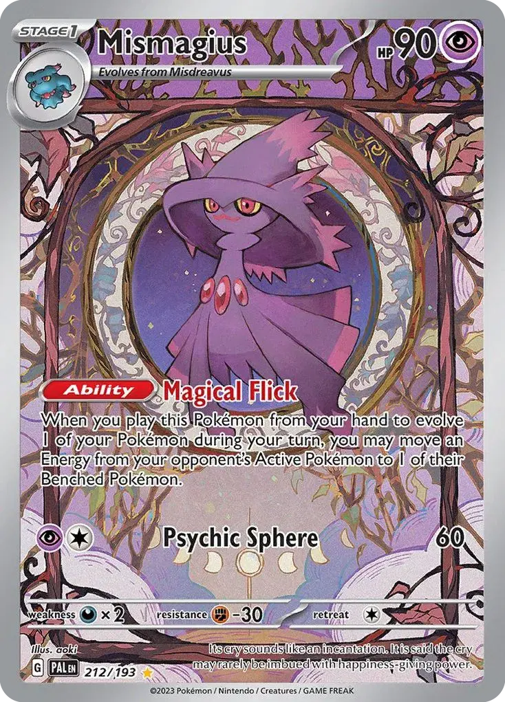 Mismagius Paldea Evolved 212