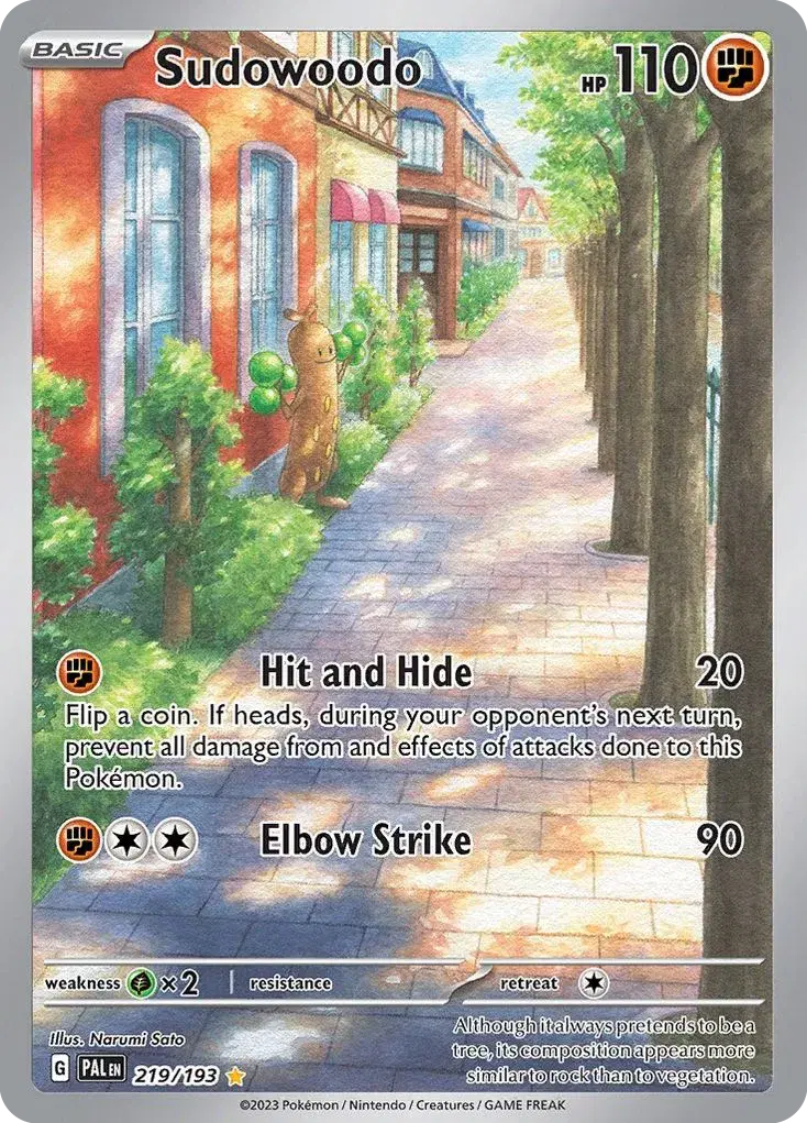 Sudowoodo Paldea Evolved 219
