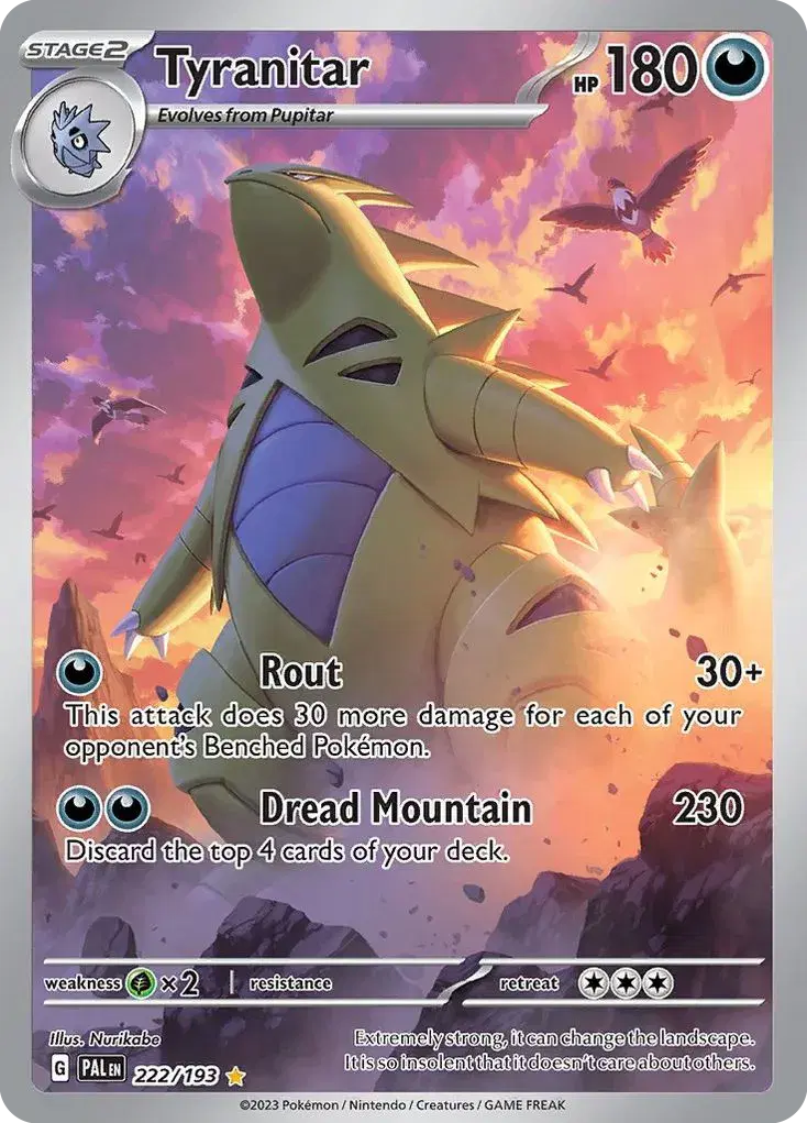 Tyranitar Paldea Evolved 222
