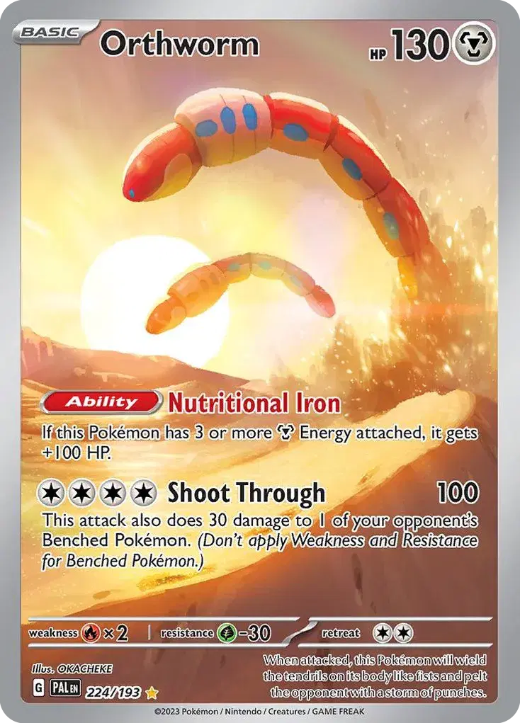 Orthworm Paldea Evolved 224