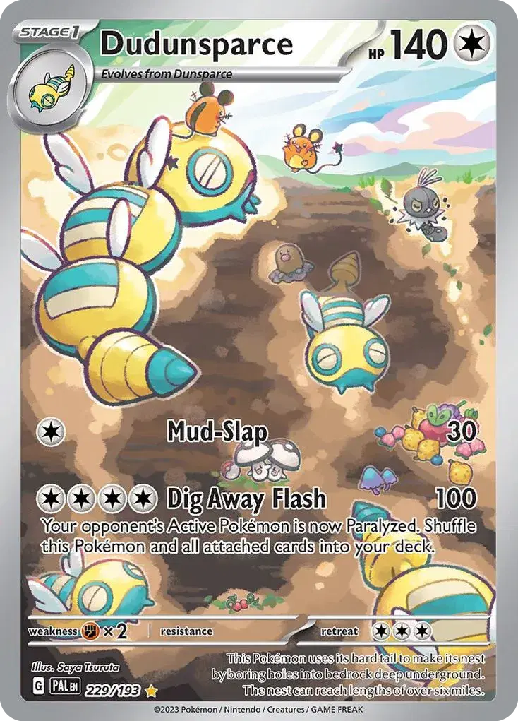 Dudunsparce Paldea Evolved 229