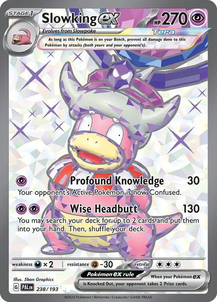 Slowking ex Paldea Evolved 238