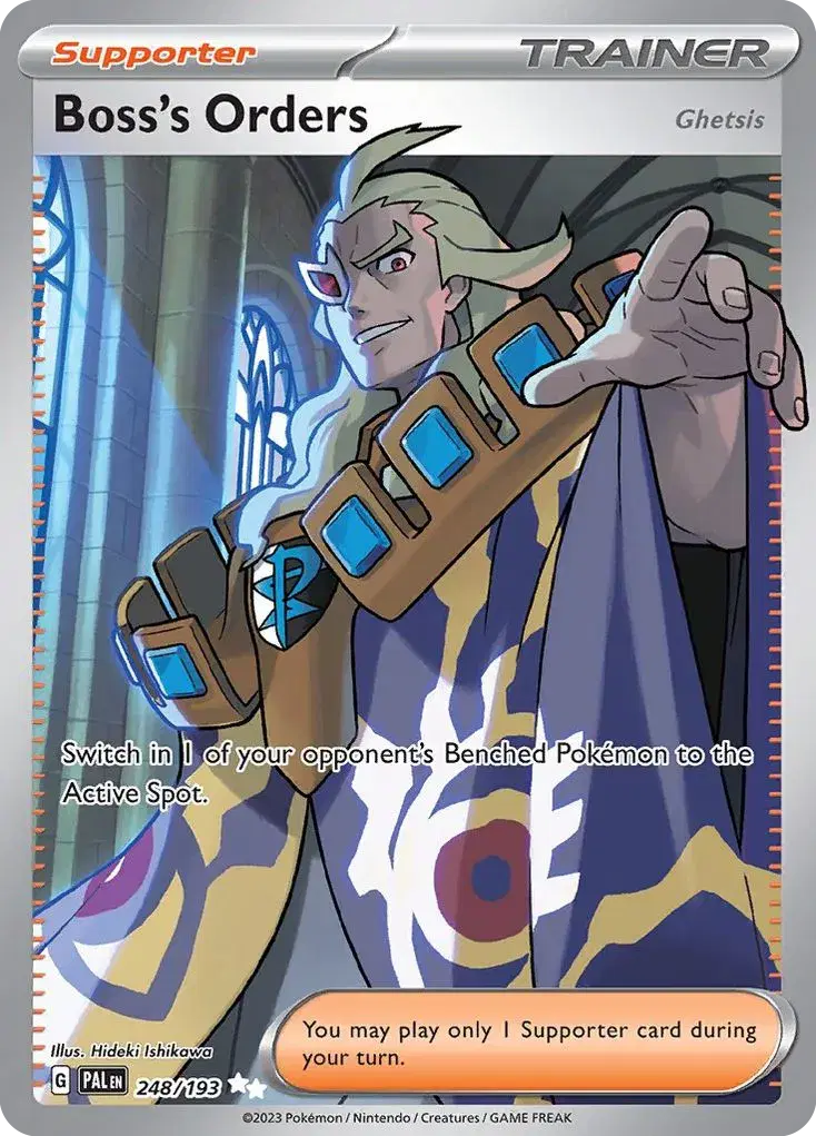 Boss's Orders (Ghetsis) Paldea Evolved 248