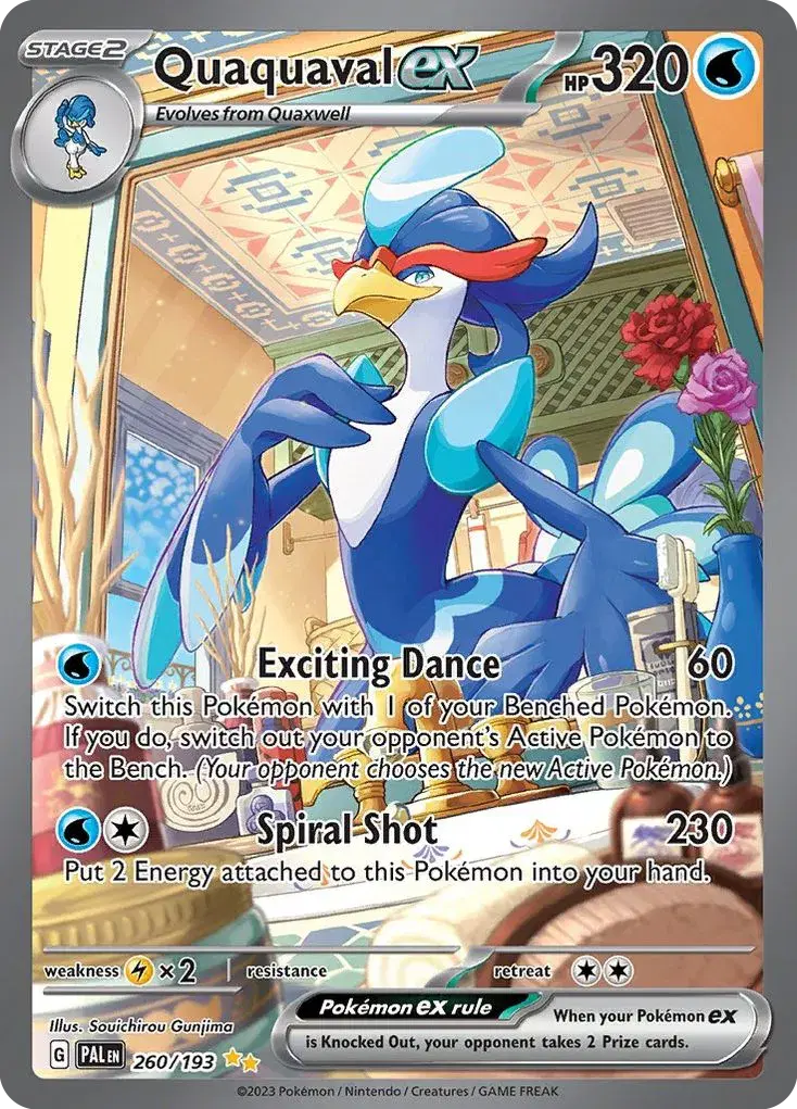 Quaquaval ex Paldea Evolved 260