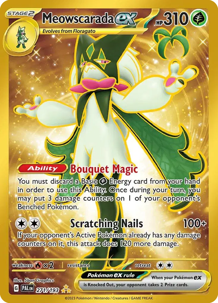 Meowscarada ex Paldea Evolved 271