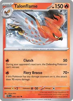 Talonflame Paldea Evolved
