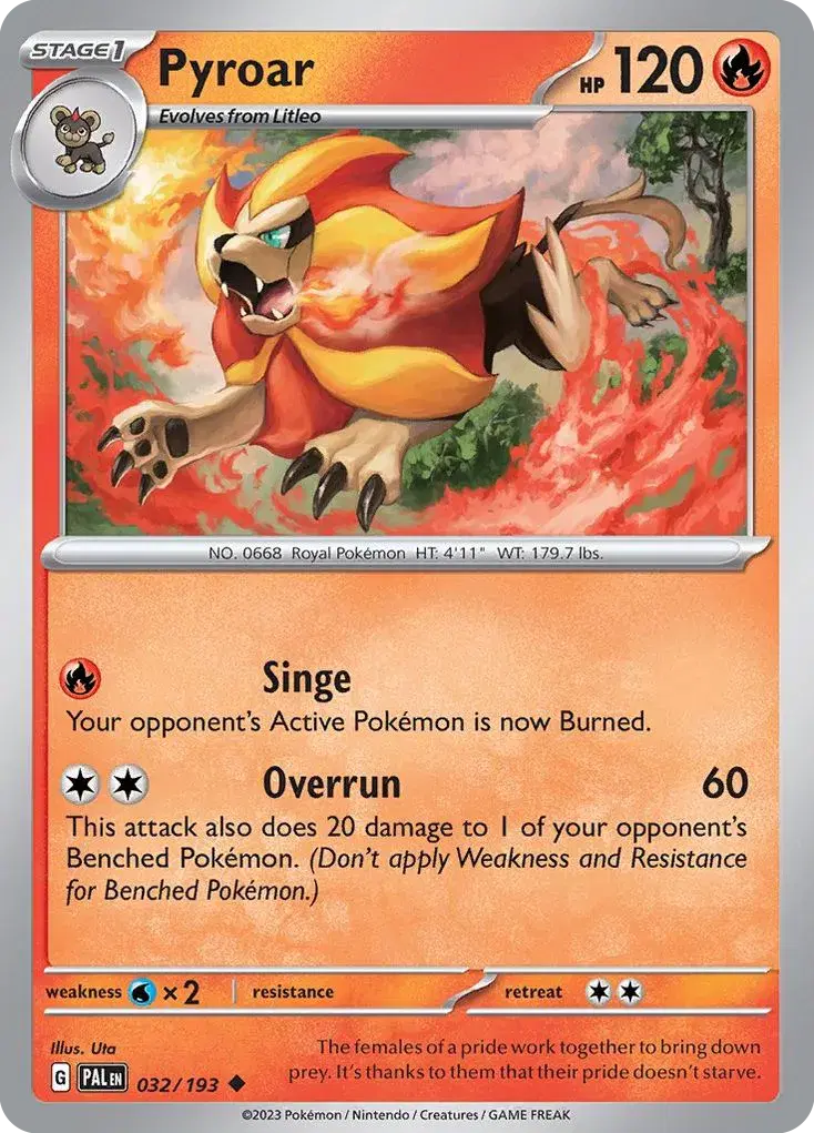Pyroar Paldea Evolved 32