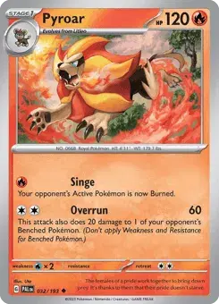 Pyroar Paldea Evolved