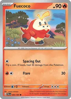 Fuecoco Paldea Evolved