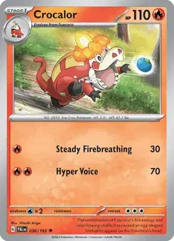 Crocalor Paldea Evolved