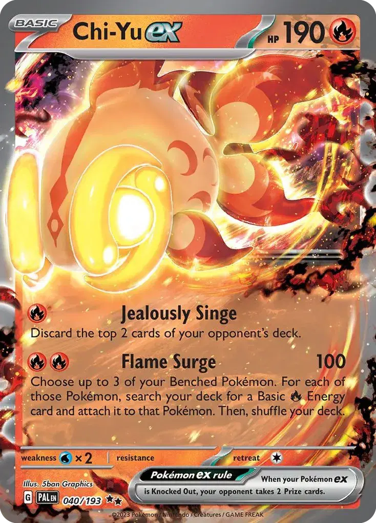Chi-Yu ex Paldea Evolved 40