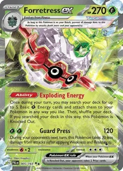 Forretress ex Paldea Evolved